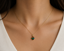 Load image into Gallery viewer, AA Cushion Ammolite Pendant in 10K Gold